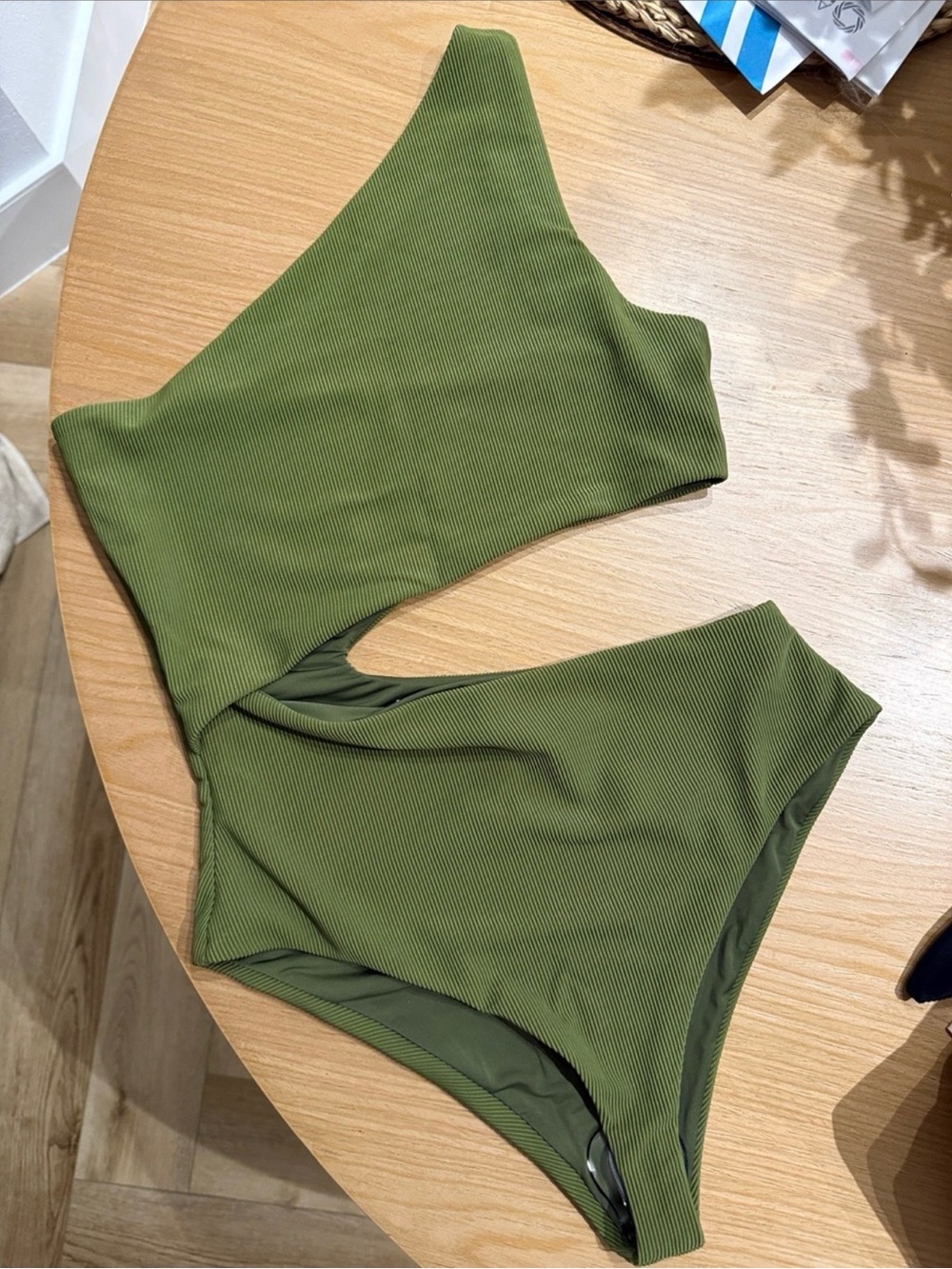Beach Riot Joyce Olive Green One Piece Size M